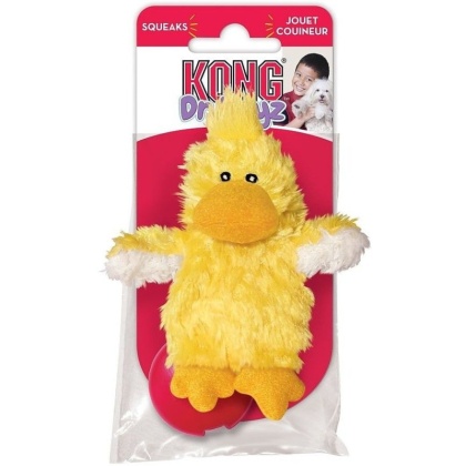 KONG Plush Duckie Dog Toy - X-Small - 4.5\