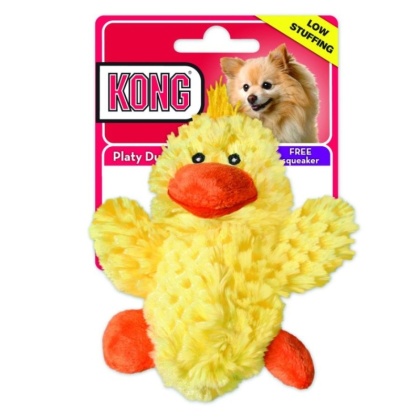 KONG Plush Platy Duck Dog toy - Small - 5\