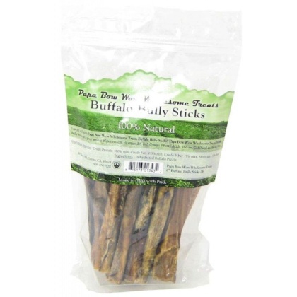 Papa Bow Wow Buffalo Bully Sticks - 6\