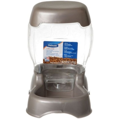 Petmate Cafe Pet Feeder - Pearl Tan - 3 lbs