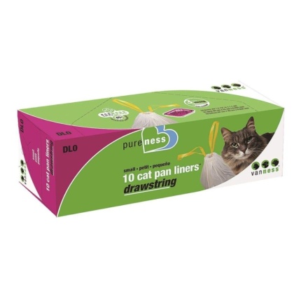 Van Ness Drawstring Cat Pan Liners - Small (10 Pack)